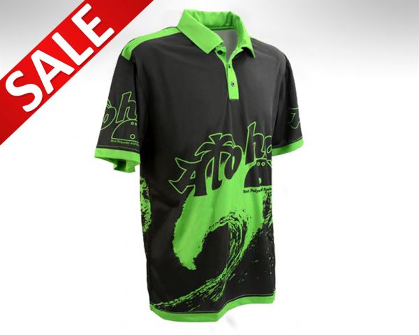 Aloha Bowling Polo Shirt Wave