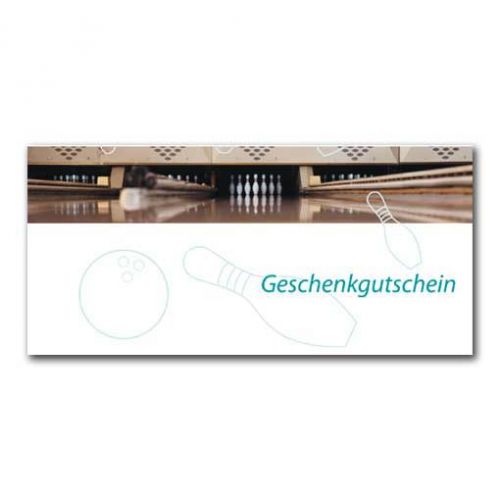 Bowling Geschenk Gutschein