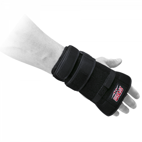 LOCK ON ACTION BLACK RIGHT Hand Bowling Wrist Support Accessories Sports_ig 