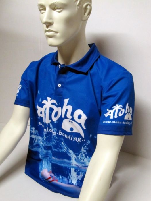 Aloha Bowling Polo Shirt Pin