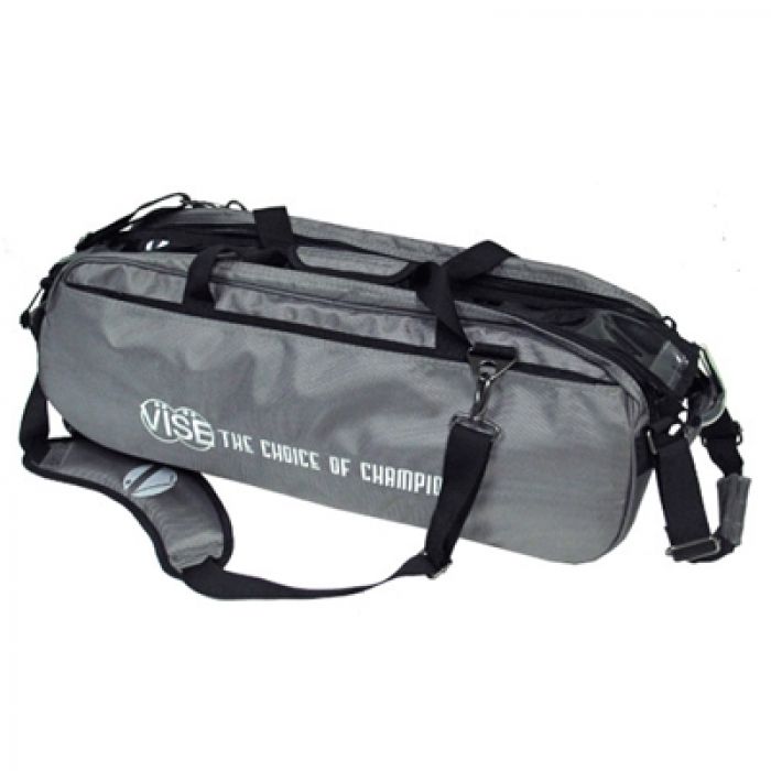 Vise Grip 3-Ball Clear Top Tote Roller grey