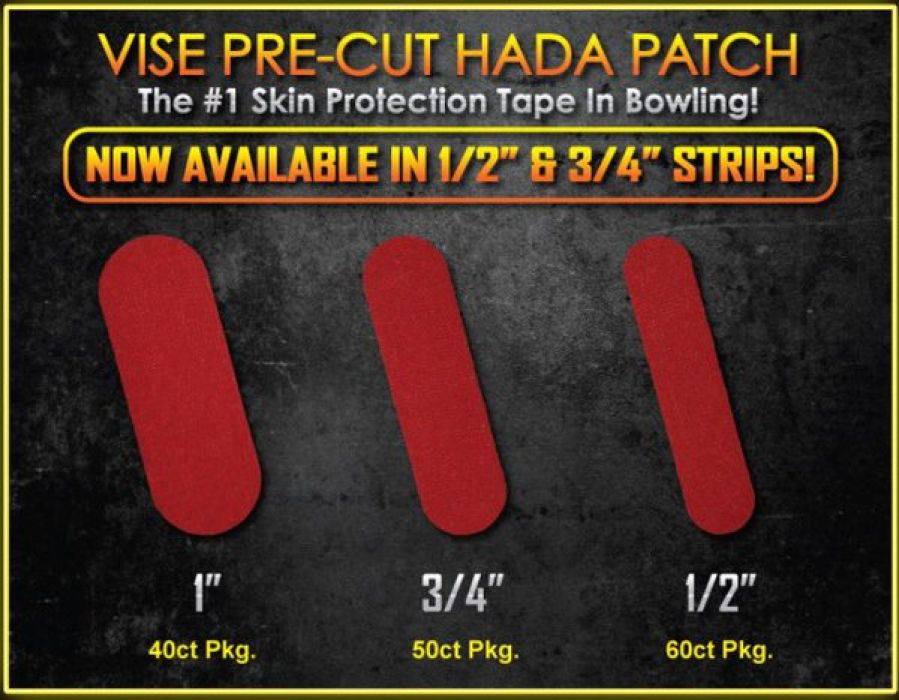 Vise Hada Patch Pre-Cut Bowling Tape für den Daumen 1“ 40 Stück 