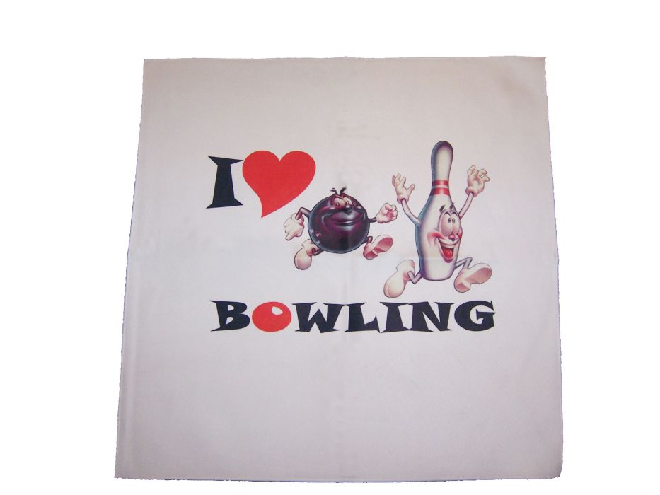 Aloha I love Bowling Handtuch