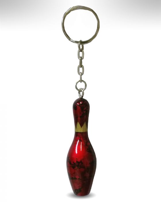 Keyring Pin red