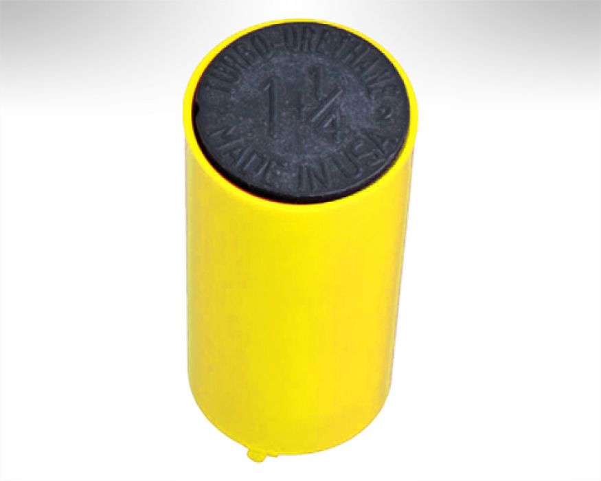 Turbo Switch Grip Inner Sleeve gelb m. schwarzem Slug