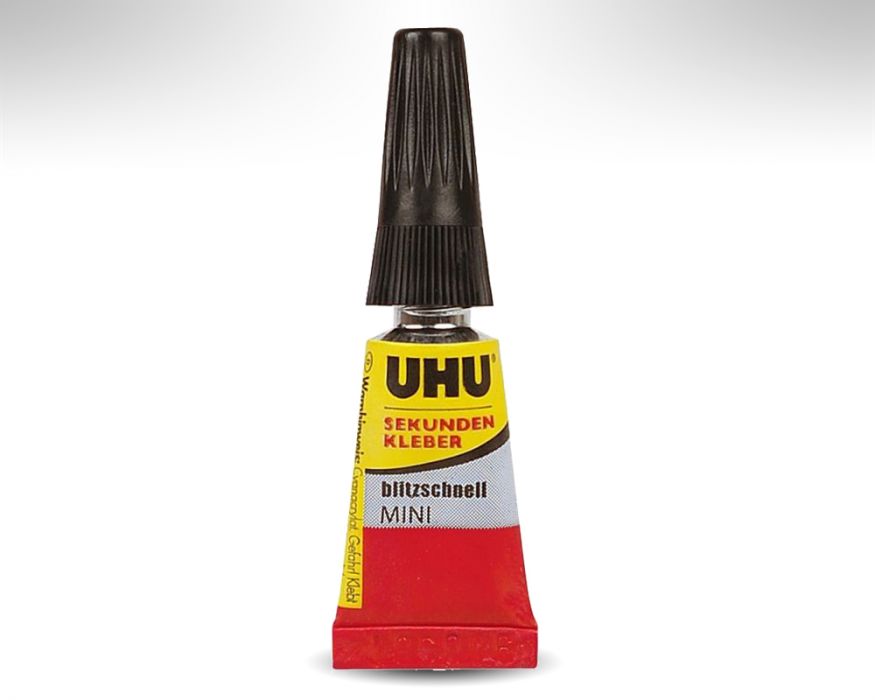 UHU SEKUNDENKLEBER blitzschnell MINIS, 3x1g Tuben flüssig