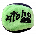 Aloha Microfaser Puffball schwarz/lime
