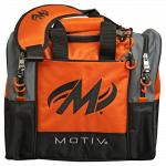 Motiv Intrepid Backpack - Tangerine Color, Heavy-Duty 1680D Polyester For Bowling Accessories